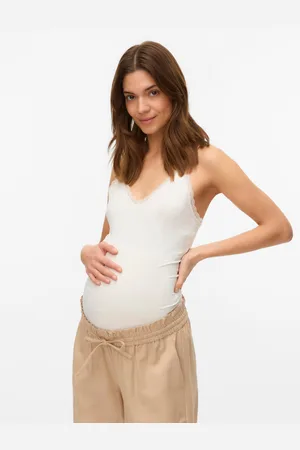 Mama;licious Krój Bodycon Dekolt W Serek Góra