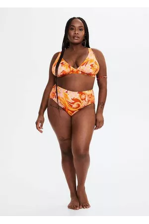 MANGO Kobieta Z Wysokim Stanem - Figi bikini z wysokim stanem