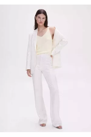 MANGO Kobieta Topy z Cekinami - Top z dzianiny z cekinami
