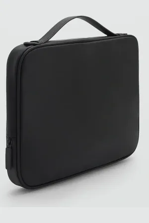MANGO Gumowany pokrowiec na laptopa