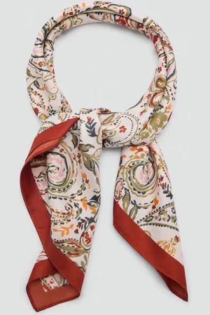 MANGO Apaszka satynowa ze wzorem paisley