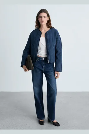 MANGO Kurtka bomber pikowana