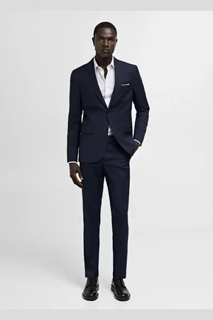 MANGO Spodnie garniturowe Milan slim fit