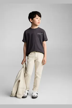 MANGO Bawełniany wzorzysty t-shirt