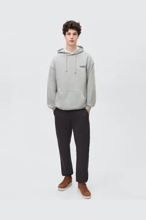 MANGO Bawełniana bluza ze wzorem