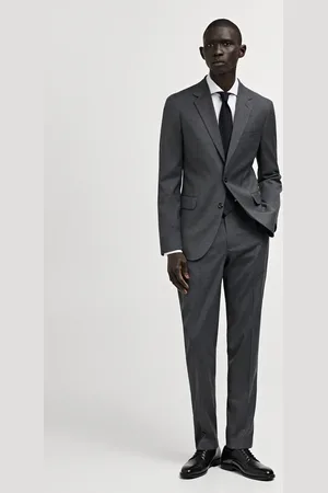 MANGO Spodnie garniturowe Milan slim fit