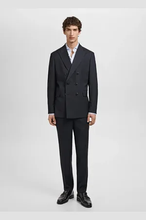 MANGO Marynarka garniturowa dwurzędowa Mónaco slim fit
