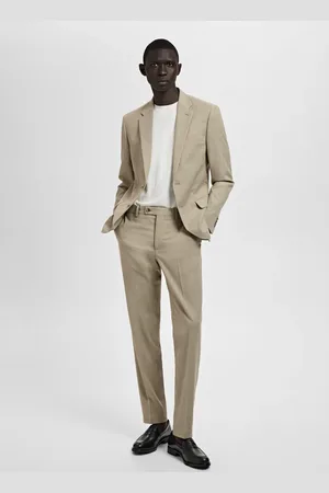 MANGO Spodnie garniturowe Milan slim fit