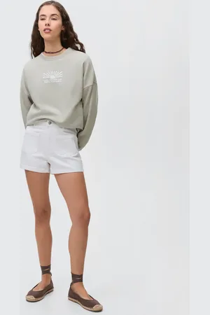 MANGO Bawełniana bluza ze wzorem