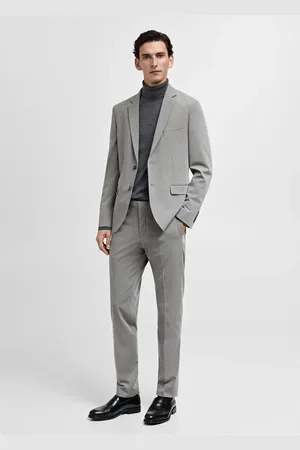 MANGO Spodnie garniturowe París super slim fit