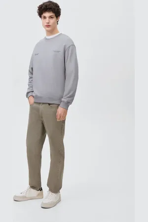 MANGO Bawełniana bluza z napisem