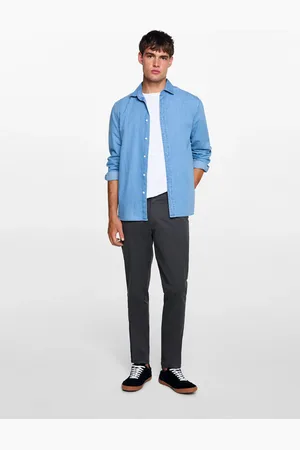 MANGO Bawełniane spodnie chinos