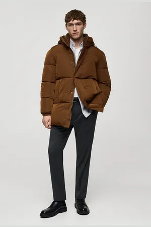 MANGO Kurtka puffer wodoodporna z kapturem