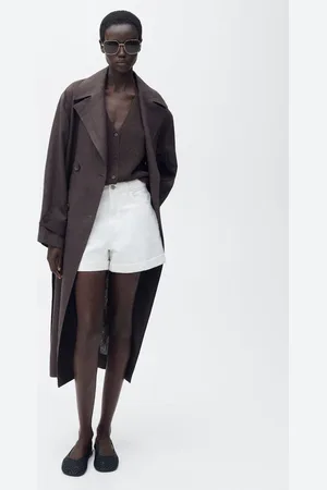 MANGO Szorty dżinsowe mom fit