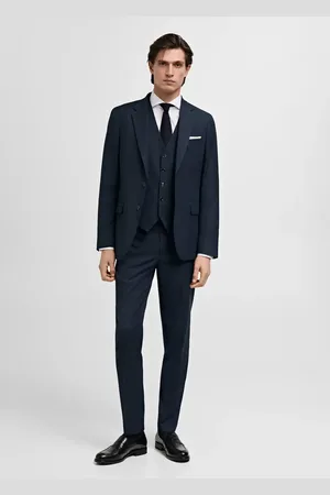 MANGO Garniturowa kamizelka slim fit