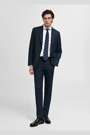 MANGO Spodnie garniturowe Milan slim fit