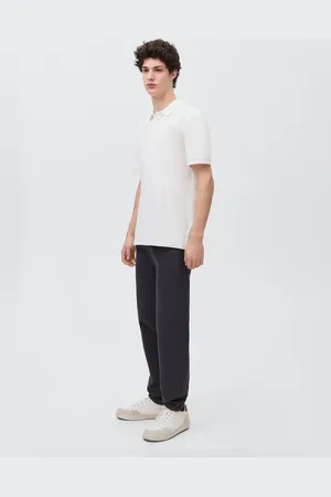 MANGO Polo z bawełnianej piki