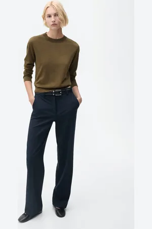 MANGO Sweter z dzianiny z domieszką jedwabiu