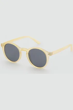 MANGO Okrągłe okulary żółty