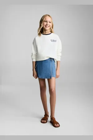 MANGO Bawełniana bluza z napisem