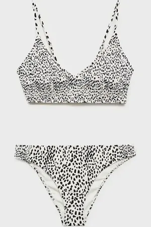MANGO Bikini ze zwierzęcym wzorem