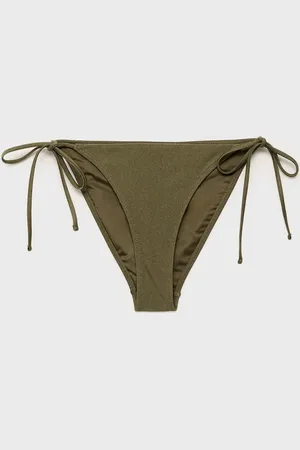 MANGO Dół od bikini z satynowym wykończeniem
