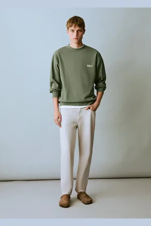 MANGO Bawełniana bluza z napisem