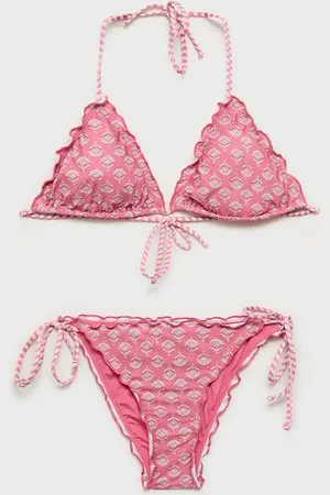MANGO Bikini z nadrukiem i lamówką