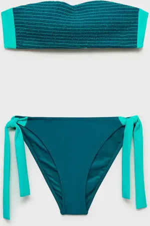 MANGO Bikini z kontrastowymi sznurkami