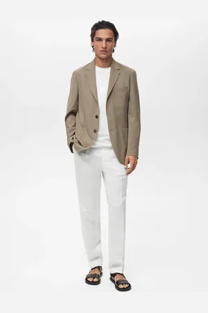 MANGO Garniturowa marynarka slim fit z chłodnej wełny