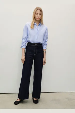 MANGO Dżinsy Catherin culotte rinse wash
