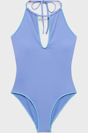 MANGO Kostium kąpielowy z dekoltem halter