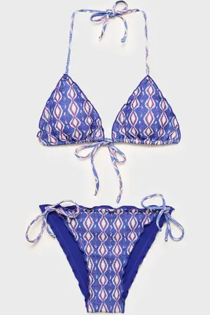 MANGO Bikini z nadrukiem i lamówką