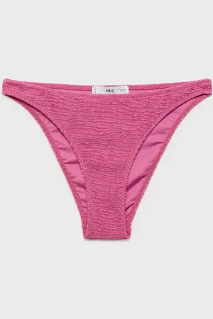 MANGO Figi bikini z teksturowanej tkaniny