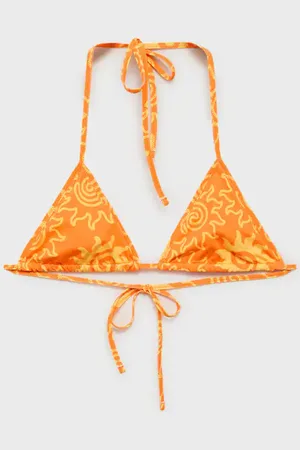 MANGO Góra od bikini ze wzorem