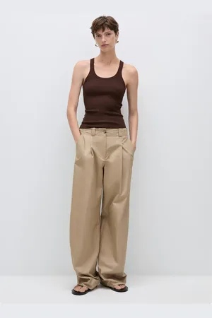 MANGO Top na ramiączkach z dzianiny