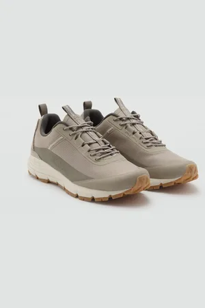 MANGO Sznurowane buty sportowe ze wstawkami