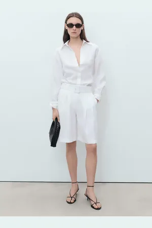 MANGO Koszula lniana oversize