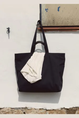 MANGO Torba tote z bawełny z kieszeniami
