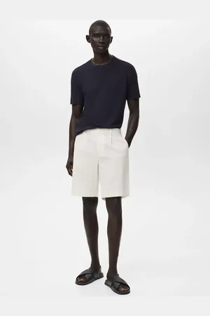 MANGO Bermudy chinosy slim fit z bawełny