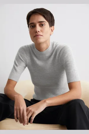 Marc O’ Polo Sweter z dzianiny z krótkim rękawem