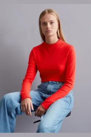 Marc O’ Polo Prążkowany longsleeve slim