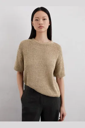 Marc O’ Polo Luźny sweter z krótkim rękawem