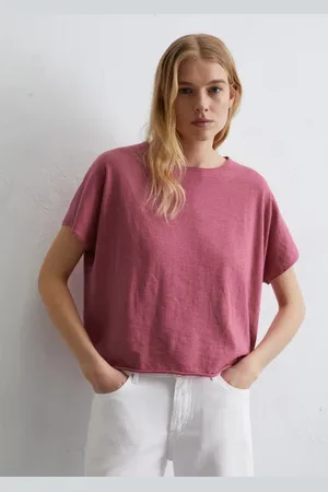 Marc O’ Polo T-shirt oversize z cienkiej dzianiny
