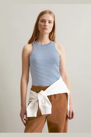 Marc O’ Polo Prążkowany top DfC slim
