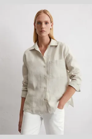 Marc O’ Polo Bluzka lniana regular