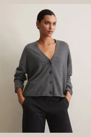 Marc O’ Polo Kaszmirowy kardigan oversize cropped