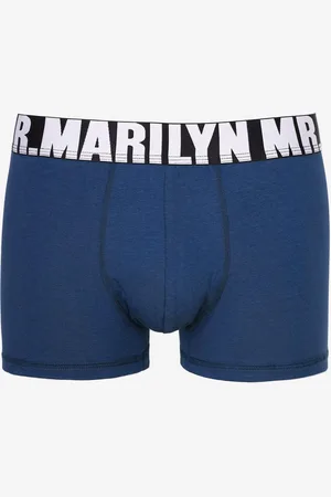 Marilyn Bokserki męskie z bawełny i modalu Letters Boxer