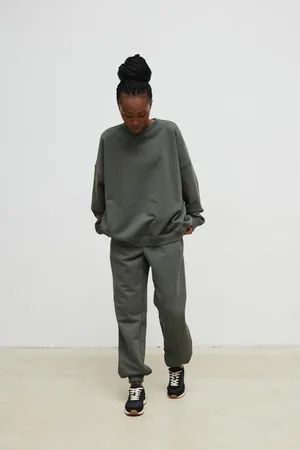 Marsala Spodnie dresowe typu jogger w kolorze ANTHRACITE