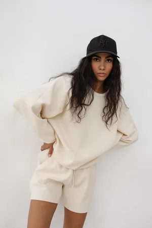 Marsala Bluza o kroju regular fit z dzianiny WAFLOWEJ w kolorze BRIGHT